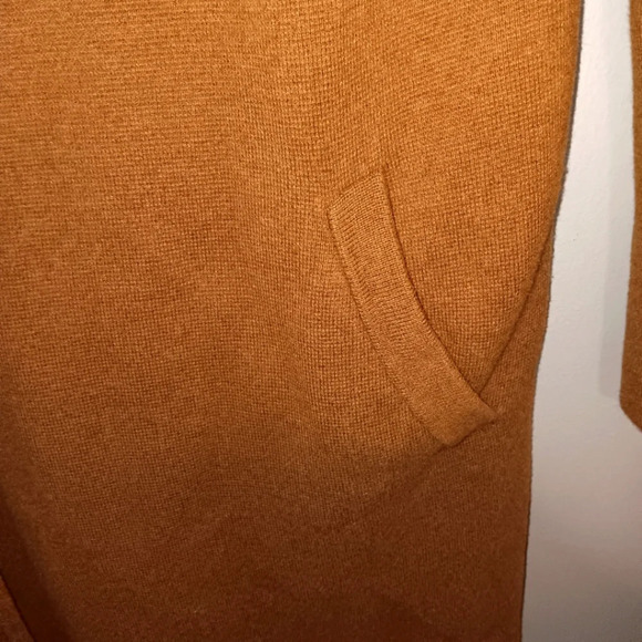 J.crew factory women's open cardigan sweater size S tan brown  with pock… - Picture 5 of 5